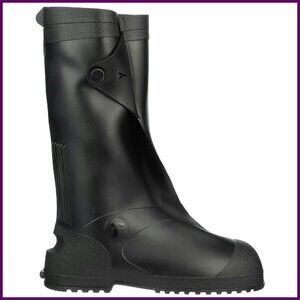 Waterproof Overshoe Work Boots 17-Inch PVC Cold Weather Protection